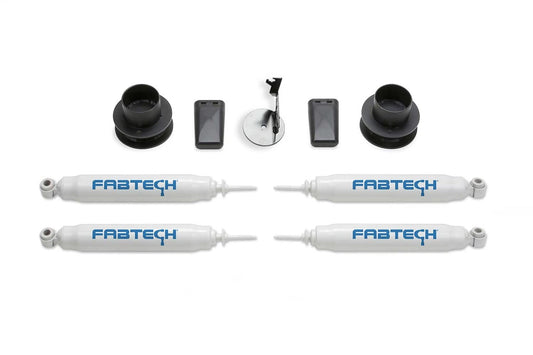 FABTECH FTS23227 Fabtech Suspension Lift Kit Coil Spacer Kit with Performance Shocks For Ram 2500
