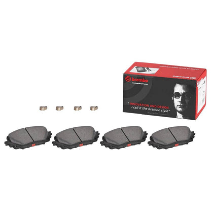 BREMBO P49053N Brembo P49053N Premium Ceramic Rear Disc Brake Pad Set MAZDA OE# KAY02648Z