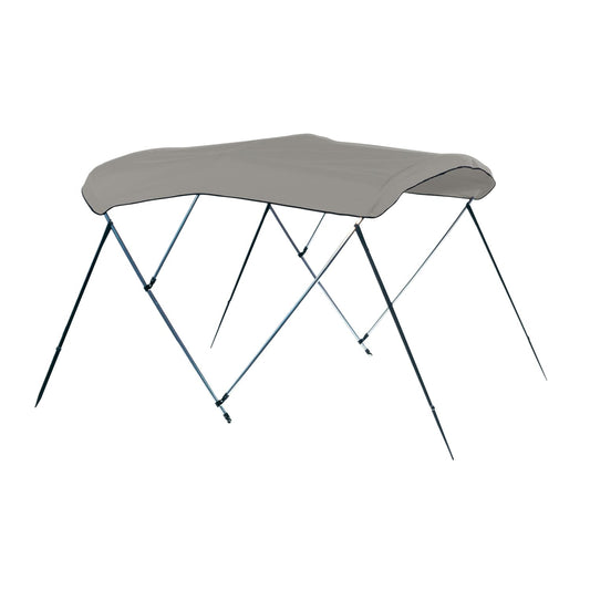 Carver A5469UB-10 CARVER A5469UB-10 6'L 3-Bow Round Tube Bimini Top Kit - 54" H, Fits 67"-72" W, Cadet Gray
