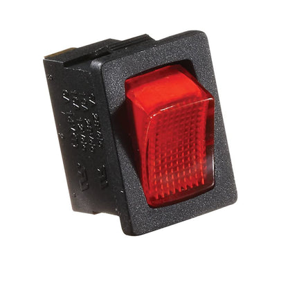 RV DESIGNER S481 RV Designer S481-20A Illuminated On/Off - SPST, Black DC Rocker Switch