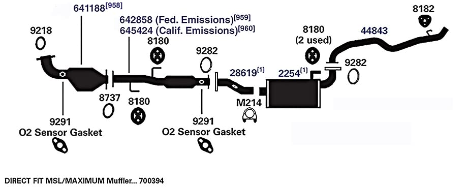AP EXHAUST 9218 AP Exhaust 9218 Exhaust Gasket