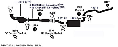 AP EXHAUST 9218 AP Exhaust 9218 Exhaust Gasket