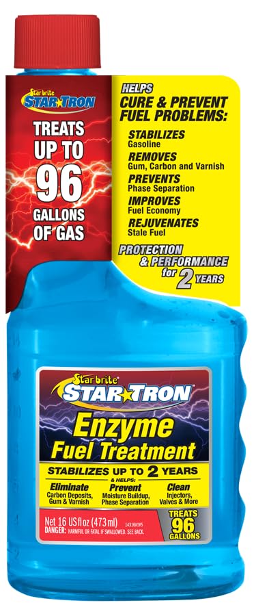 STAR BRITE 14316 Star Tron Enzyme Fuel Treatment - Gas, Stabilizes Old Gasoline