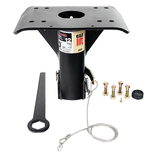 CAMCO 48500 CAMCO 48500 GOOSENECK ADAPTER- 12', Converts Most Standard Fifth-Wheel Trailers To A Gooseneck Trailer; 12 Inch Height