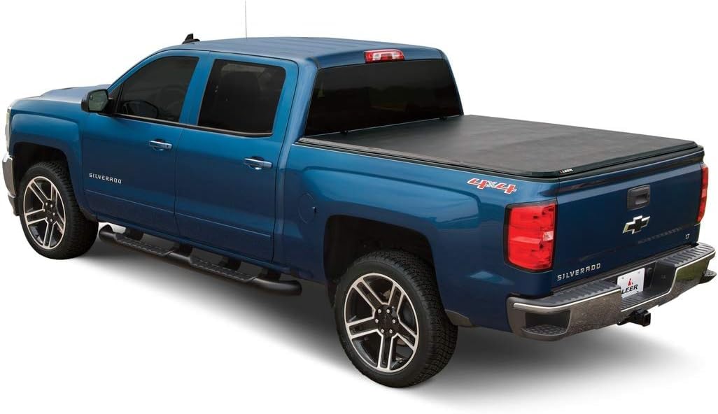 LEER 630337 LEER Latitude Soft Folding Tonneau Cover, Fits 2022-2026 Toyota Tundra with 5'6" Truck Bed