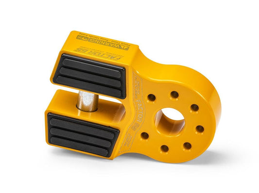FACTOR 55 00050-03 Factor 55 00050-03 Flatlink Original Folding Winch Shackle Bracket Max Load Rating 16.000 lb Ultimate Failure Greater Than 40,000 lb Ideal for 4x4 Off Road Adventures – Yellow