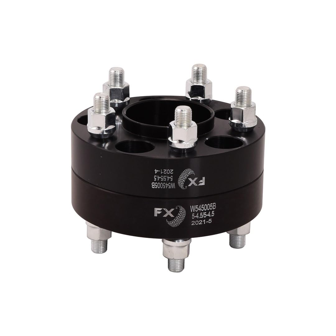 TRAILFX W545005B Trailfx W545005B HUB CENT WHL SPCR BLK 5X4.5 1/2' LU