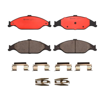 BREMBO P24082N Brembo P24082N Premium Ceramic Front Disc Brake Pad Set FORD USA OE# XR3Z2001AA