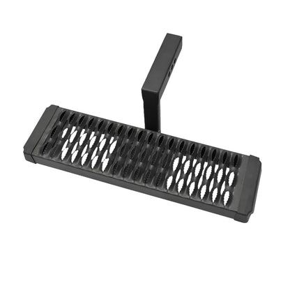 TRAILFX AHS002B TrailFX Hitch Step for 2 Inch Receivers Titanium Black Powder Coated Aluminum 22 Inch x 6.5 Inch 6 Inch Drop Down Stationary Aggressive Step TrailFX AHS002B