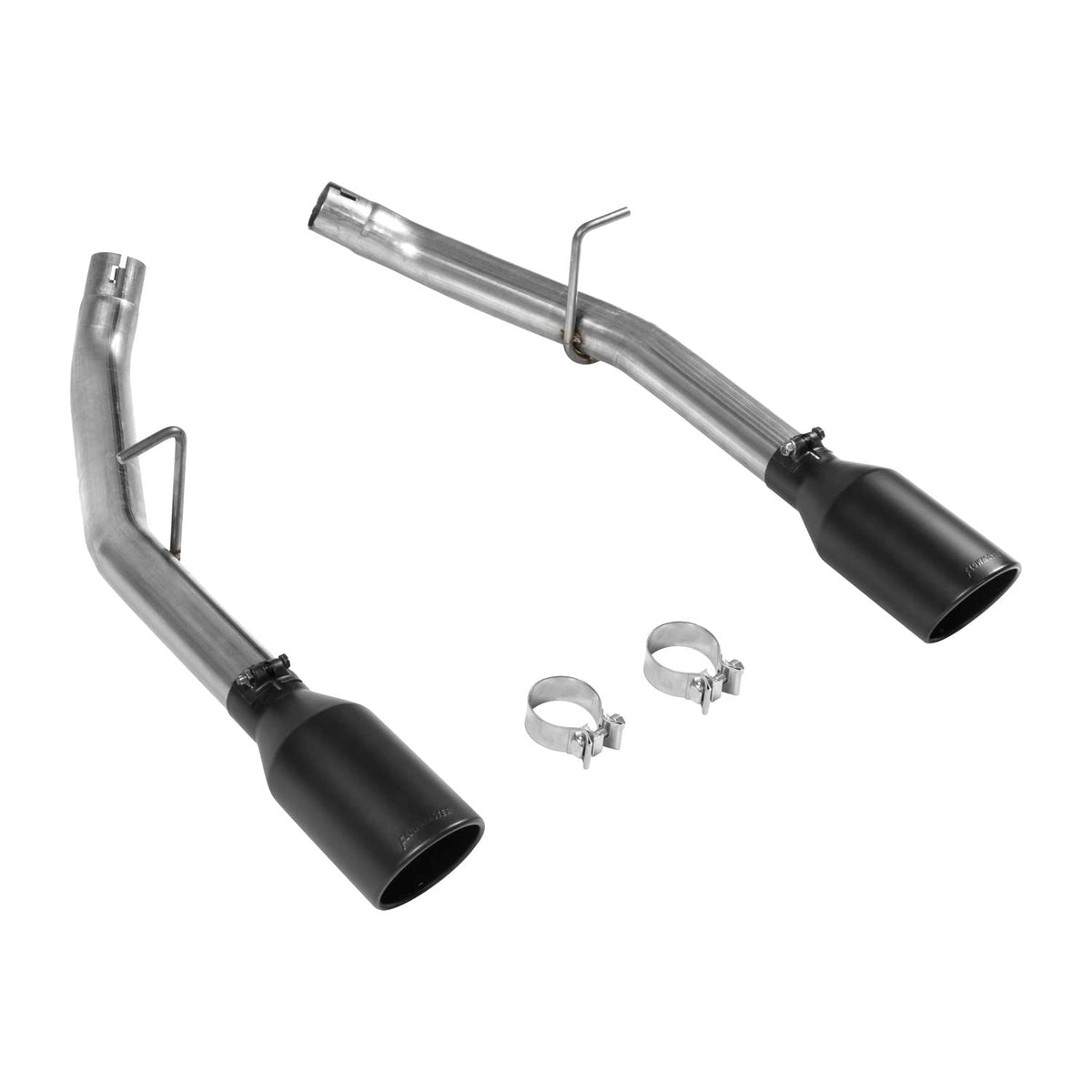 FLOWMASTER 817850 Flowmaster 817850 American Thunder Axle-Back Exhaust Kit 2.5 Inch 409 Stainless Steel 4.5 Inch Black 304 Tips Compatible with 2019-2024 New Body Ram 1500 5.7L 2/4WD except Factory Single Tailpipe
