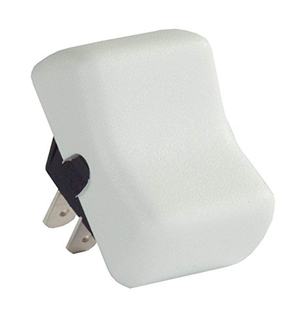 JR PRODUCTS 12035 JR Products 12035 White SPST On-Off Switch