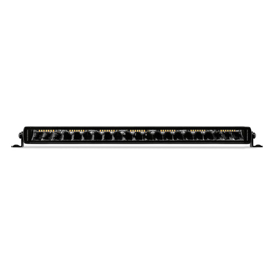 GO RHINO 751052012CSS Go Rhino Xplor Lighting: Blackout Combo Series 20.5" Single Row LED Light Bar w/ Amber Lighting | Side & Track Mount, Aluminum, Black | 751052012CSS