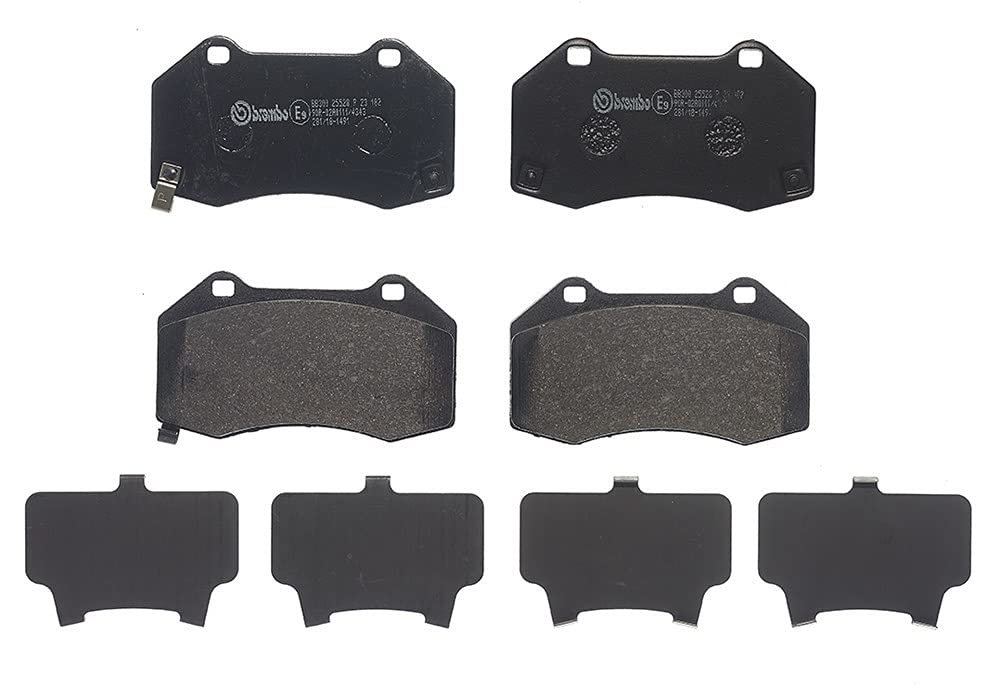 BREMBO P23182 Brembo P23182 Low-Met Front Disc Brake Pad Set ABARTH OE# 6000615056