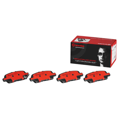 BREMBO P56068N Brembo P56068N Premium Ceramic Rear Disc Brake Pad Set INFINITI/NISSAN/SUZUKI OE# D40609N00A