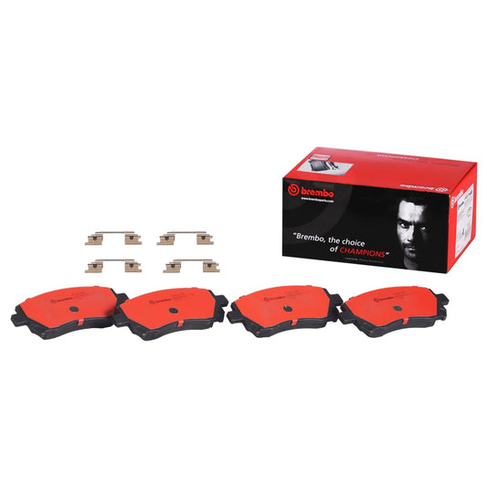 BREMBO P78010N Brembo P78010N Premium Ceramic Front Disc Brake Pad Set MITSUBISHI/SUBARU OE# 26296AC070