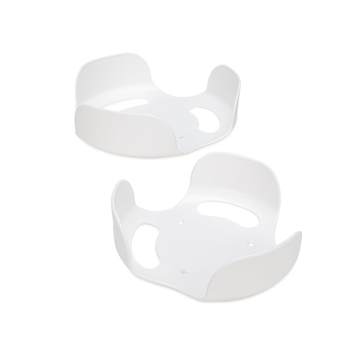 CAMCO 43601 Camco Stack-A-Plate Holder | 2 Different Sizes of Plate Holders | One Plate Holder Fits Plates Up to 7.25” & Other Dish Holder Fits Plates Up to 10.25” | Great for Travel, RV Storage & More (43601)