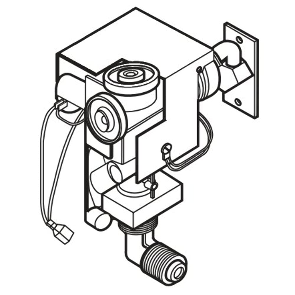Dometic 38603 Atwood 38603 24V Coil Valve Furnace Side Outlet