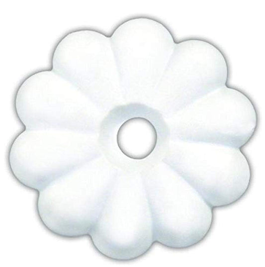 JR PRODUCTS 20455 JR Products 20455 Plastic Rosette, Pack of 14 - White