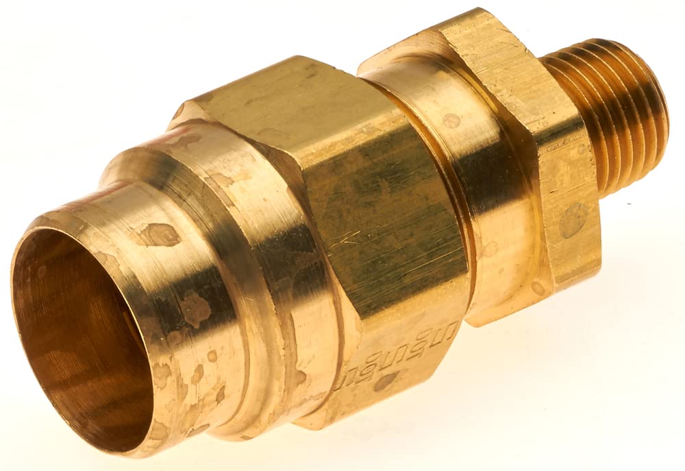 GATES G33100-0808 Gates G33100-0808 AIR BRAKE TO MALE PIPE WITH NUT AND SLEE