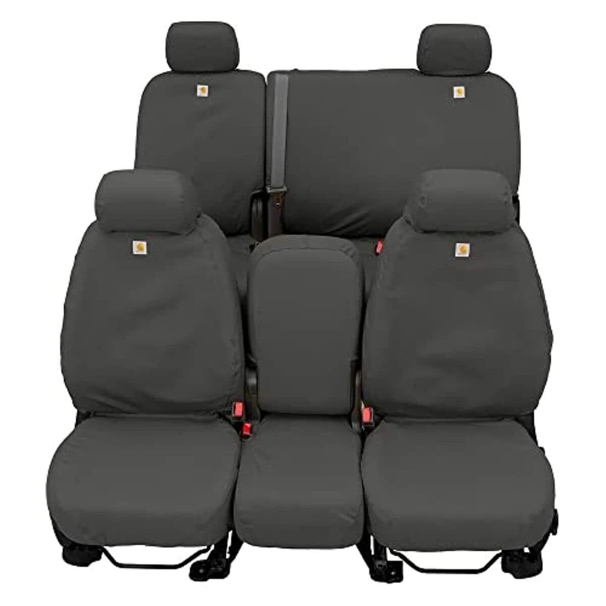 Covercraft SSC2427CAGY Covercraft Carhartt SeatSaver Front Row Custom Fit Seat Cover for Select Cadillac/Chevrolet/GMC Models - Duck Weave (Gravel) - SSC2427CAGY
