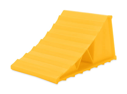 CAMCO 44432 Camco 44432 Wheel Chock Without Rope, Helps Keep Your Trailer or RV in Place (Pack of 1), Yellow