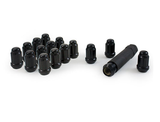 GORILLA K4CS-12150BGR Gorilla Automotive 21132BC Small Diameter Acorn Black 4 Lug Kit (12mm x 1.50 Thread Size)