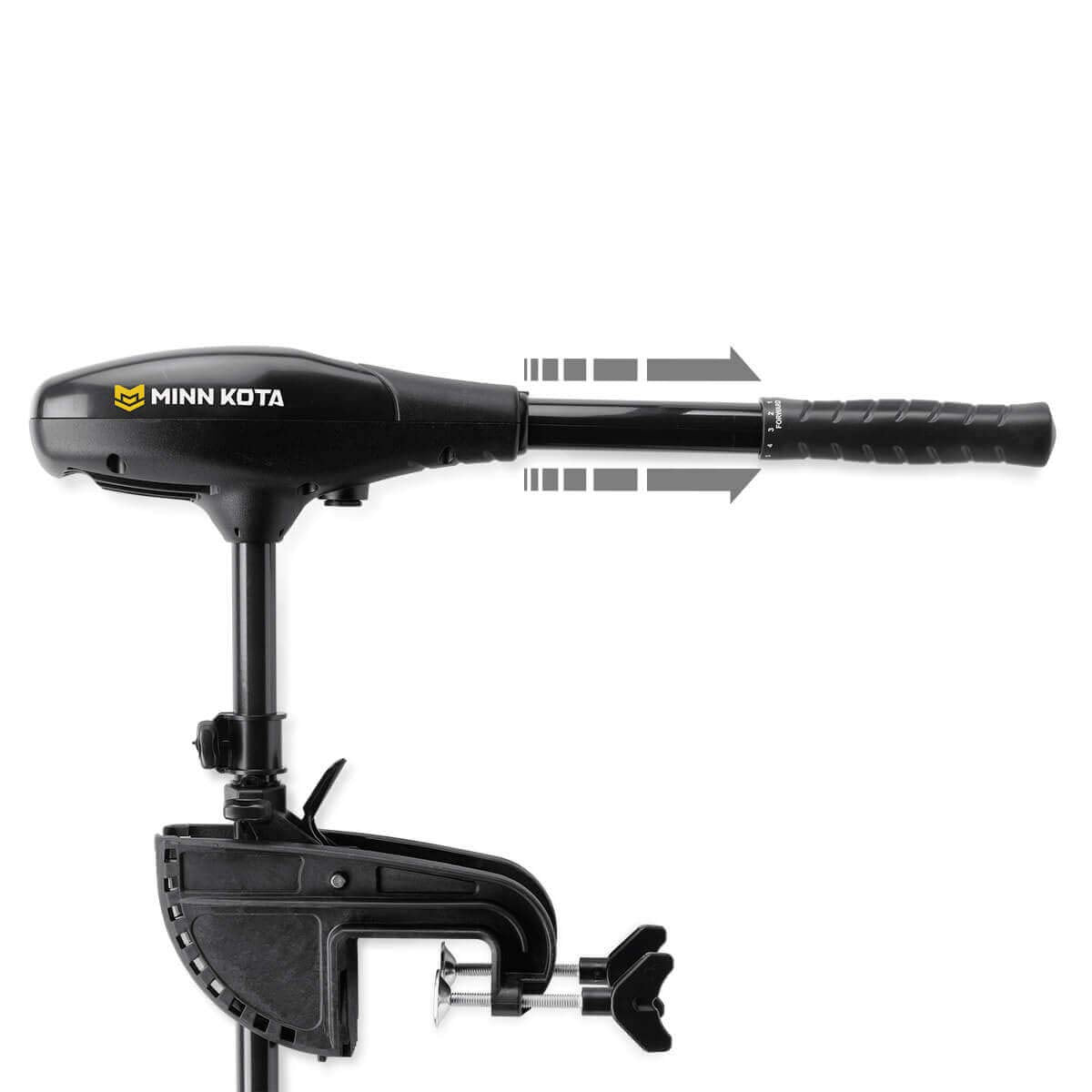 MINN KOTA 1352155M Minn Kota Endura Max Transom-Mount Electric Trolling Motor – 55 Lb. Thrust, 36 In. Shaft, Freshwater