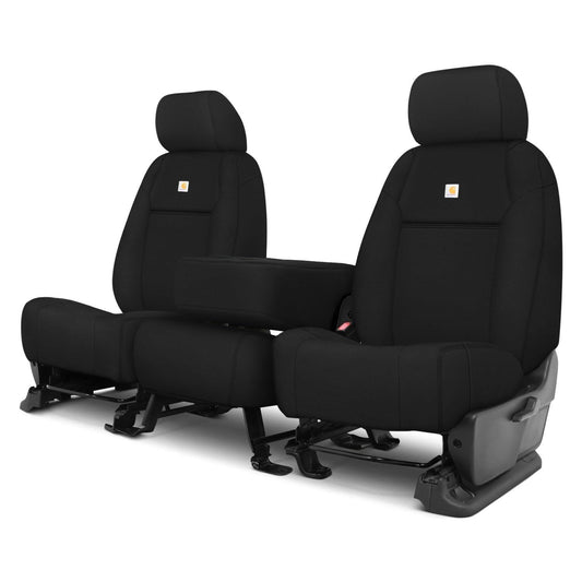 Covercraft GTC4324ABCOBK Carhartt Super Dux PrecisionFit Custom Front Row Seat Covers - Black