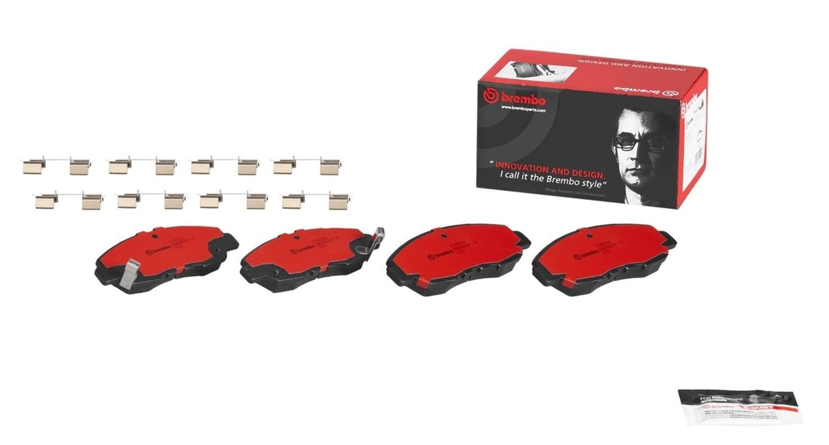 BREMBO P28052N Brembo P28052N Premium Ceramic Front Disc Brake Pad Set HONDA OE# 45022SNAA50