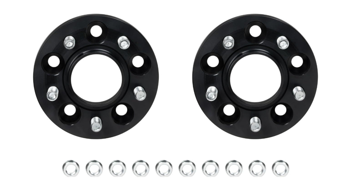 EIBACH S90-4-25-063-B Eibach Pro-Spacer System Black Spacer S90-4-20-044 (25 mm Pair) Compatible with Ford Mustang Ecoboost / V6 / GT 2015