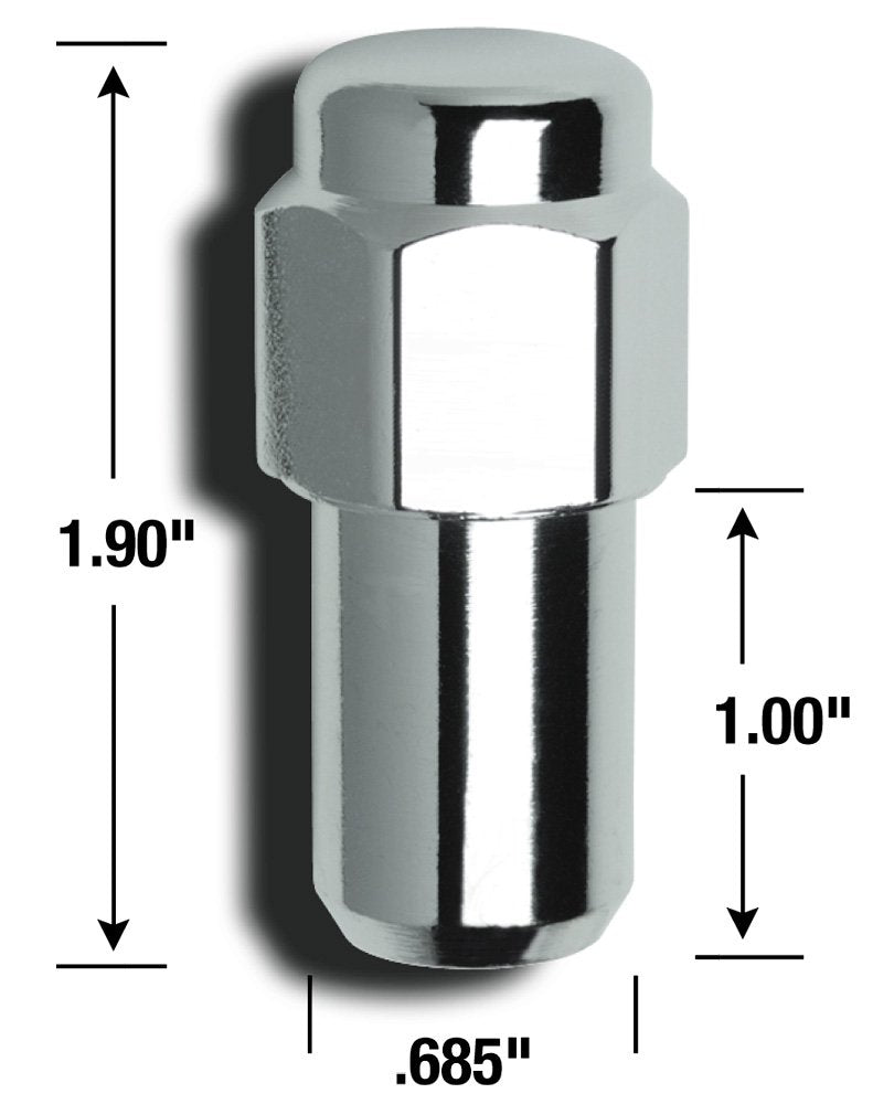 GORILLA 74187B Gorilla Automotive 74187B Extended Mag Lug Nuts (1/2" Thread Size)