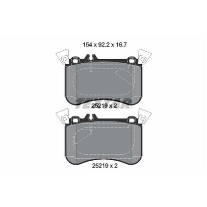 TEXTAR 2521905 Textar 2521905 BRAKE PAD SET
