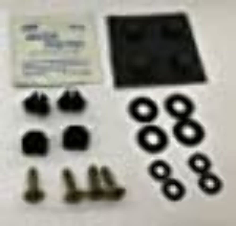 TRAILFX RH8702H TrailFX RH8702H Bug Shield Mounting Hardware Kit OE Replacement Parts for TrailFX Hood Shields With Steel Brackets, Stainless Steel Screws and Rubber Bump Stops