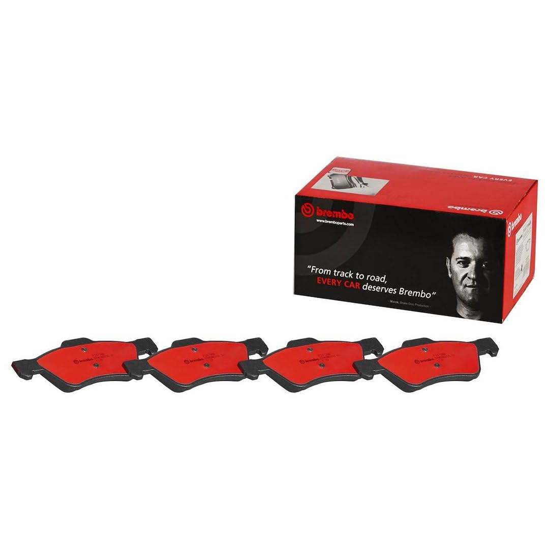 BREMBO P24159N Brembo P24159N Premium Ceramic Front Disc Brake Pad Set FORD/FORD AUSTRALIA/FORD USA/HAIMA (FAW)/MAZDA/MERCURY OE# 4641690