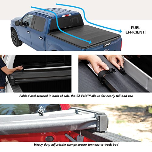 BESTOP 16222-01 Bestop EZ-Fold Soft Tonneau 1622201 for Ford Super Duty 2017-Current
