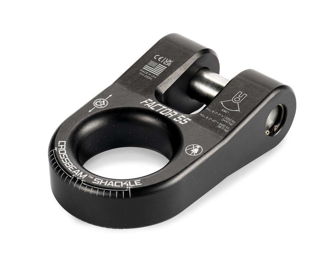 FACTOR 55 00054-04 Factor 55-00054-04 - CROSSBEAM SHACKLE BLACK