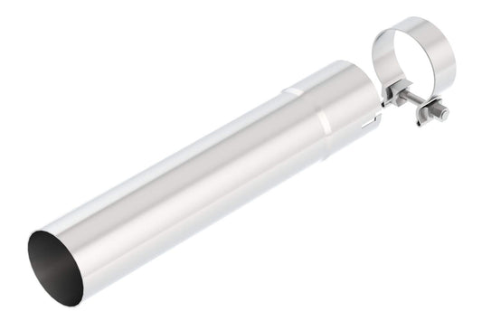 BORLA 60556 BORLA 60556 Performance Exhaust Extension Pipe 2015-2023 Ford F-150 V6 & V8 (Exc. Raptor & Tremor & Black Appear. Pkg.) Crew Cab With Standard Bed 3" Diameter Pipe Incl. Clamp T-304 Stainless Steel