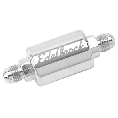 EDELBROCK 8129 Edelbrock 8129 Polished Aluminum Fuel Filter