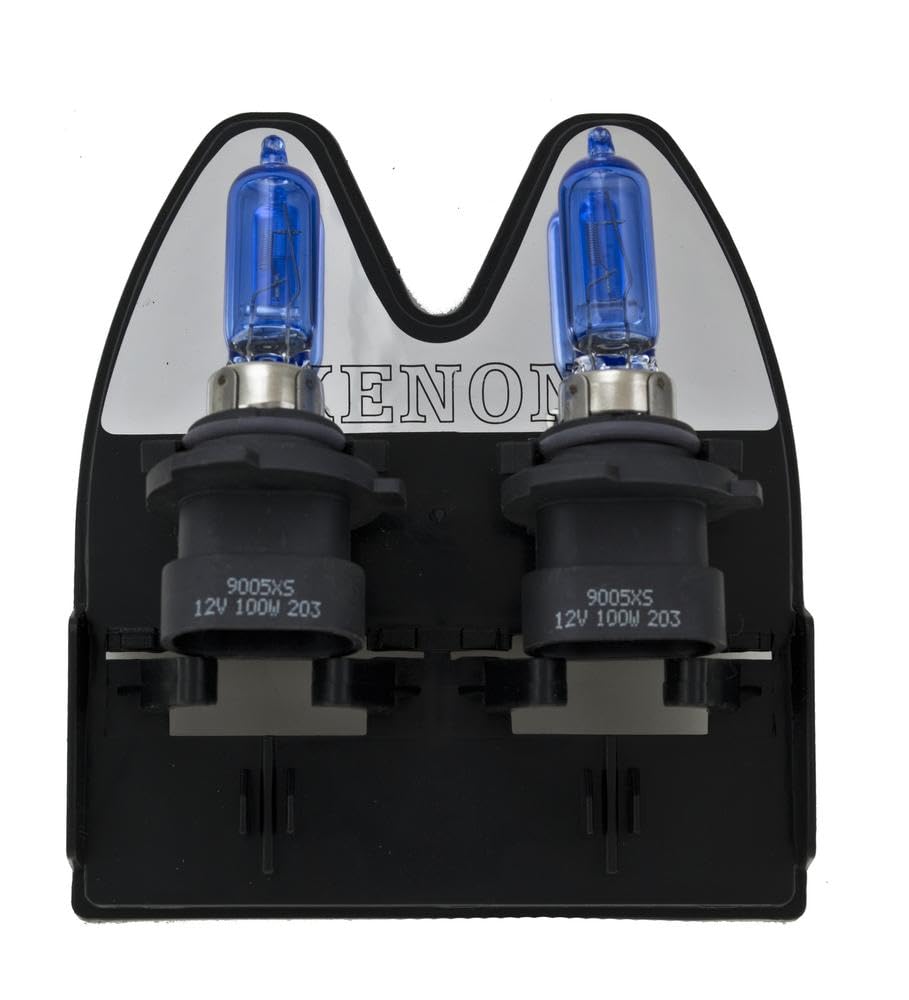 HELLA H71071422 HELLA H71071422 Optilux XB Series 9005XS Xenon White Halogen Bulbs, 12V, 100W, 2 Pack