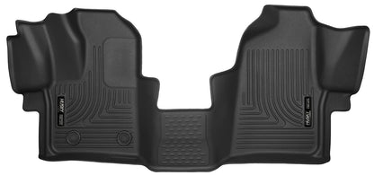 Husky Liners 53481 Husky Liners X-act Contour Floor Mats – Fits 2015-2021 Ford Transit 150/250/350/350HD – Front Row, 2-pc Black - 53481