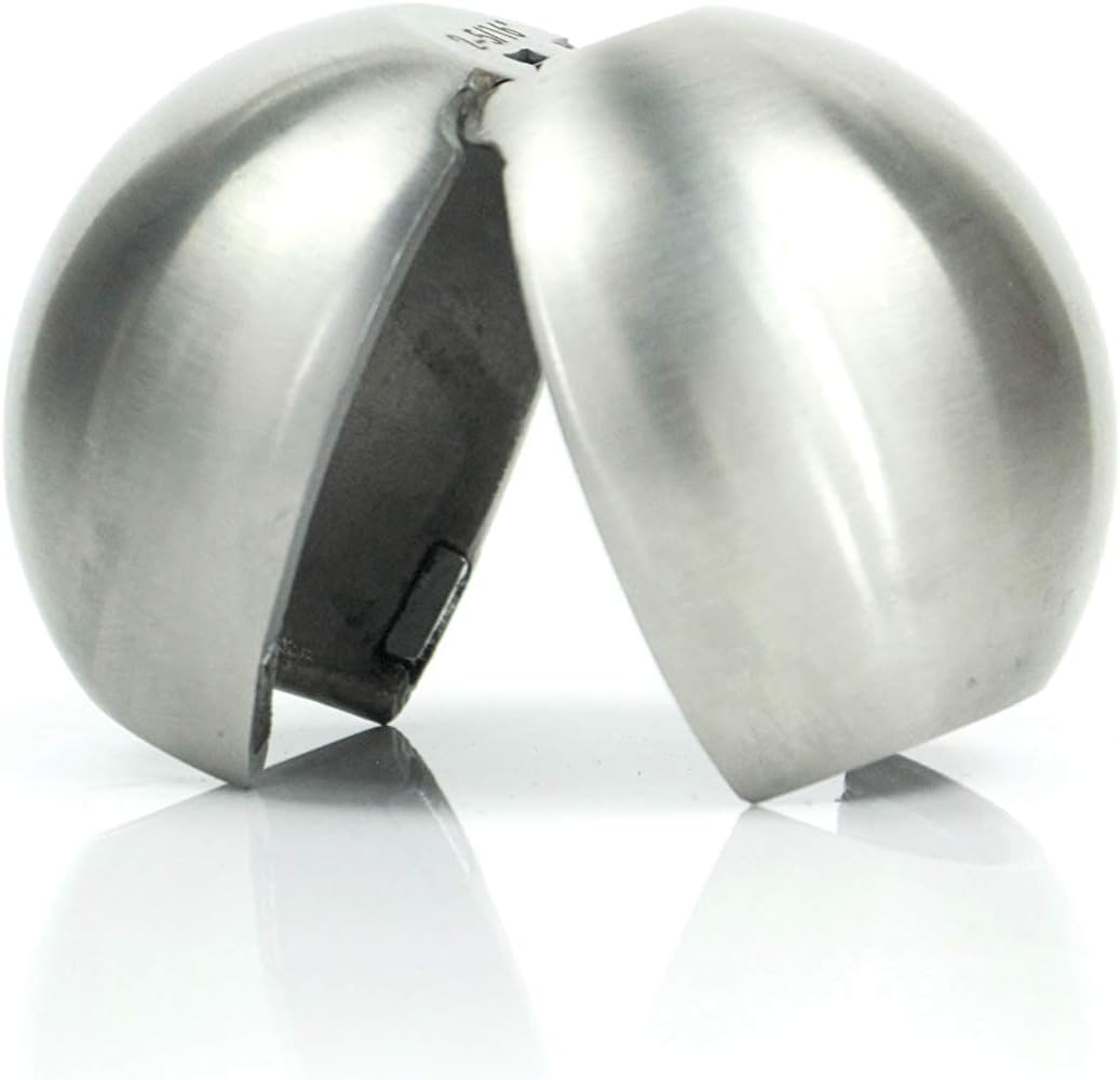 WEIGH SAFE WS07 Weigh Safe Clamshell - Stainless Steel Tow Ball Adapter - Converts 2" Tow Ball to 2-5/16" - Universal Fit - Premium Hitch Accessory