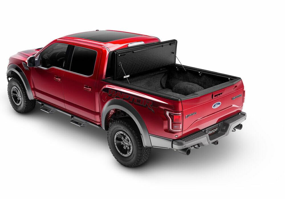 UNDERCOVER AX42017 RealTruck Undercover ArmorFlex Hard Folding Truck Bed Tonneau Cover | AX42017 | Fits 2022-2025 Toyota Tundra (w/o Trail Special Edition Boxes) 5' 7" Bed (66.7")