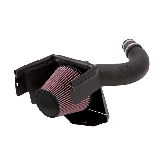 K&N FILTER 57-1553 K&N Cold Air Intake System: High-Flow Air Filter, Increase Performance & Towing: Compatible with 2007-20011 JEEP: Wrangler, Wrangler III, 57-1553