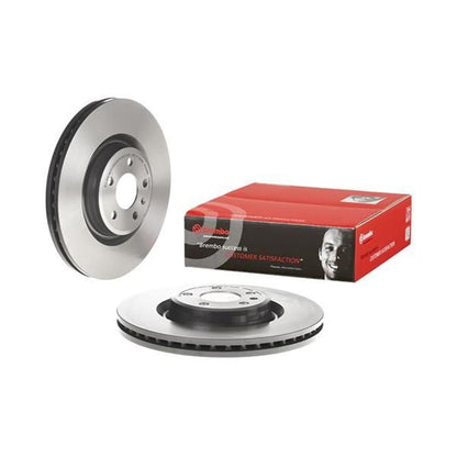 BREMBO 09B97011C02 Brembo 09.B970.11 UV Coated Pillar Vented Front Brake Rotor AUDI/AUDI (FAW)/PORSCHE/VW (SVW) OE# 4G0615301