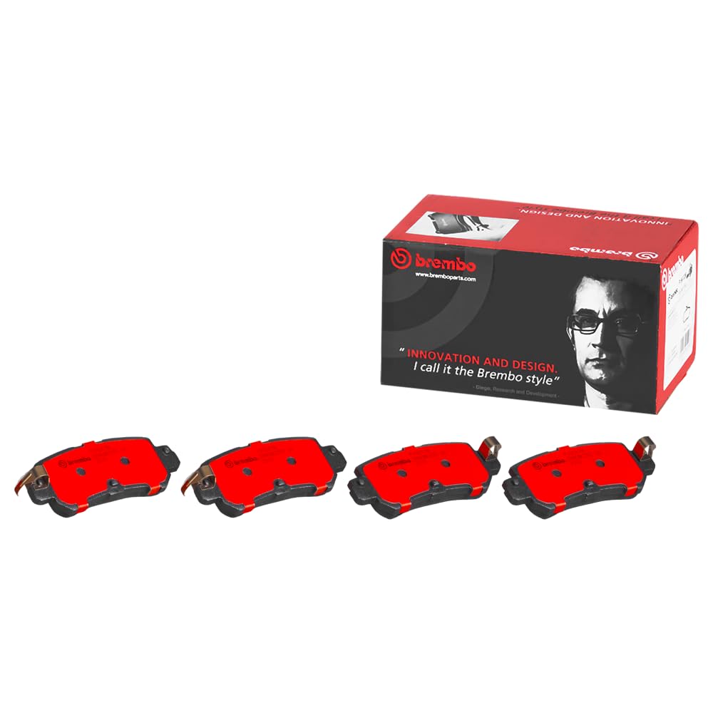 BREMBO P49047N Brembo P49047N Premium Ceramic Rear Disc Brake Pad Set MAZDA OE# K0Y12648ZC