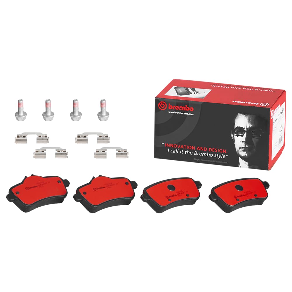 BREMBO P50100N Brembo P50100N Premium Ceramic Rear Disc Brake Pad Set MERCEDES-BENZ OE# A0074208220