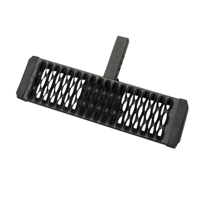TRAILFX AHS001B TrailFX AHS001B Aggressive Hitch Step for 2 Inch Receivers Titanium Black Powder Coated Aluminum 22 Inch x 6.5 Inch Flat Stationary Step