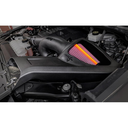 K&N FILTER 50-2617 K&N NextGen Cold Air Intake System: High-Flow Cotton Filter: Compatible with 2021-2026 FORD F150; F150 Raptor; 50-2617
