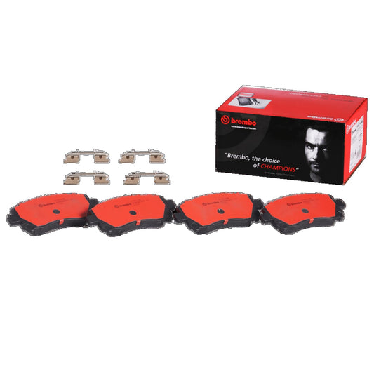 BREMBO P78010N Brembo P78010N Premium Ceramic Front Disc Brake Pad Set MITSUBISHI/SUBARU OE# 26296AC070