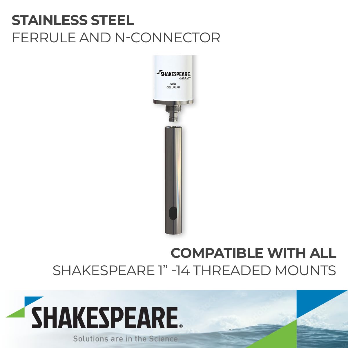 SHAKESPEARE 5239 Shakespeare Cellular/Wi-Fi World Band Galaxy Antenna